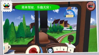 托卡列车：Toca Train是著名儿童游戏工作室托卡博卡（Toca Boca）推出的一款以列车为主题的纯休闲游戏。它将给予小朋友一个平台，让其化身列车司机通过拉动操纵杆来操控列车沿着轨道穿过桥洞，略过草地，四处兜风，体验悠闲美好的岛上时光。