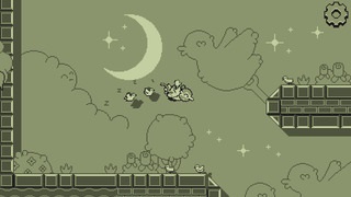 游戏为关卡制，玩法类似 Flappy Bird，玩家可以通过点按左右两个按键来控制追梦者跌跌撞撞的躲开各种障碍、飞向终点以通关。在飞行过程中，你将会看到无数只可爱的小鸽子，有能力的话，你便能收货一堆小尾巴跟着你一起飞，画面看着还是满有爱的，配着那动听的背景音，玩着还是蛮有感觉的。