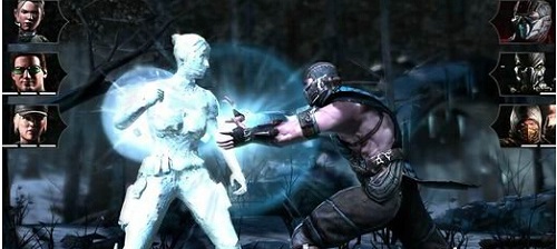 手游版的《真人快打X》(Mortal Kombat X)加入了卡牌收集和养成的元素，玩家可以在屏幕上滑 动和点击来施展连击，积累能量施展特别攻击和超级技能。游戏动作操作畅快，画面和特效精致 ，在格斗游戏中质量上乘。